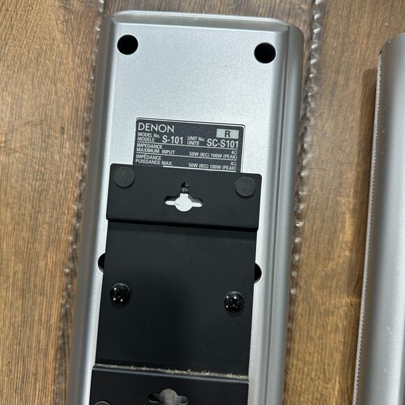 DENON S-101 or SC-S101, Left & Right speaker pair No Cables - Picture 5 of 6